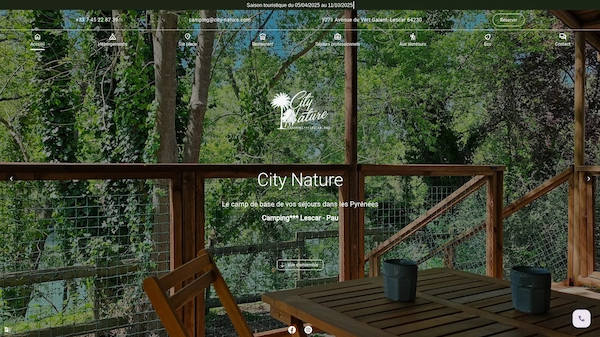 Site web : Camping City Nature.