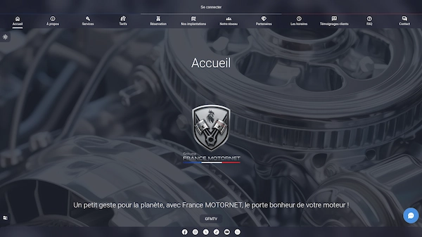 Site web : Groupe France Motornet.
