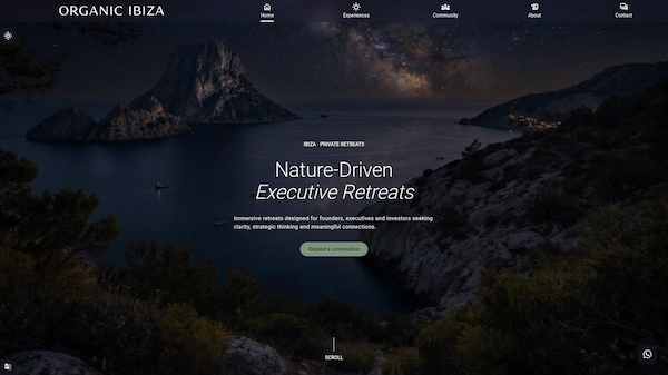 Site web : Organic Ibiza.